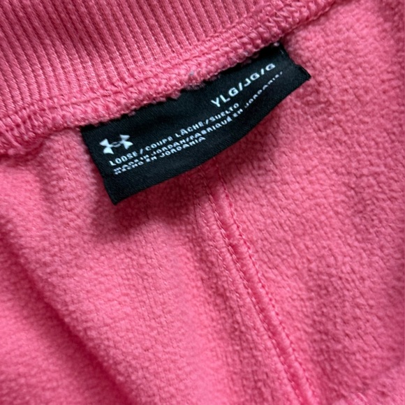 Under Armour Youth Sweatpants Pink – Size Large - Picture 3 of 5